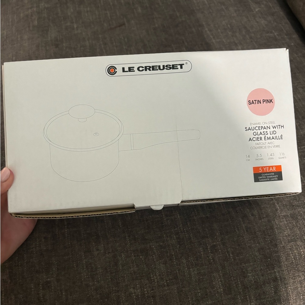 Le Creuset Satin Pink Saucepan
